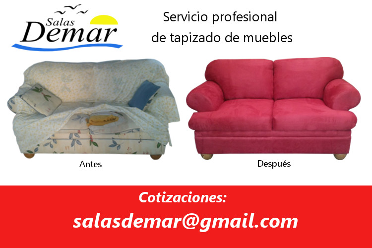 Retapizado de salas en el DF.
